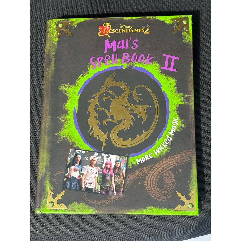 Disney Descendants 2 Mal Spell Book II Hardcover Kids Fantasy Book